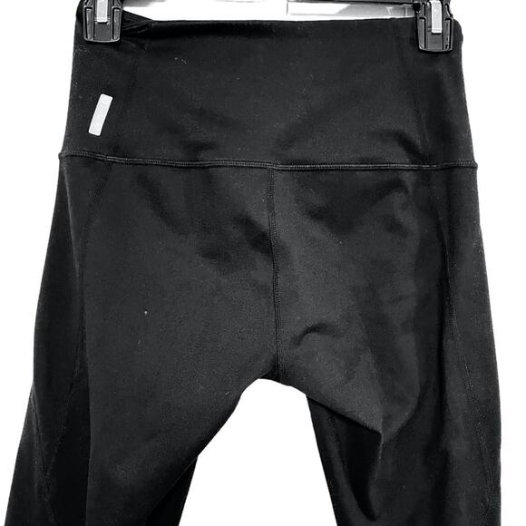 ZELLA Black Cropped Skinny Pull On Workout Athletic Stretch Knit Leggings S - Picture 12 of 16